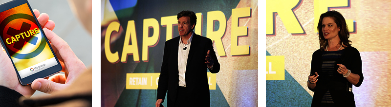 Event speakers and the event app